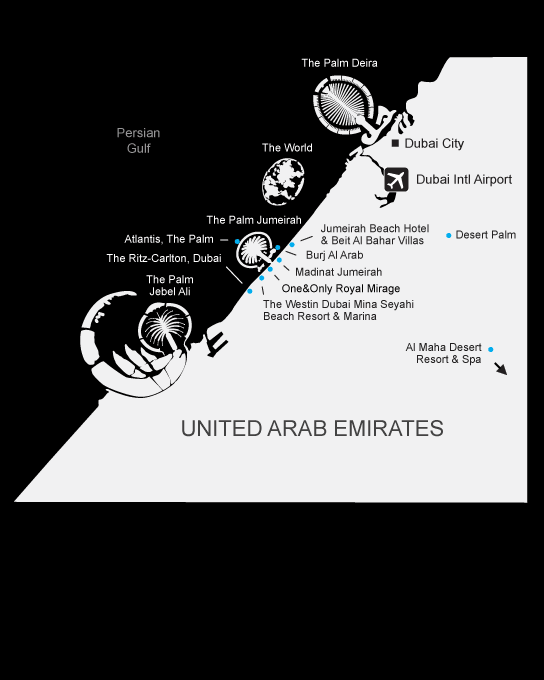 Dubai Map