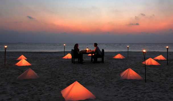 Romance at Soneva Fushi