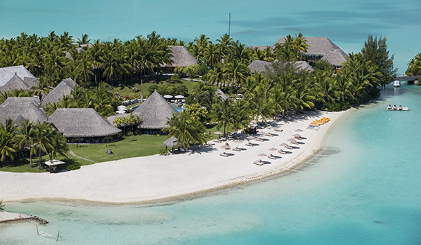 Luxury Beach at Four Seasons Resort Bora Bora