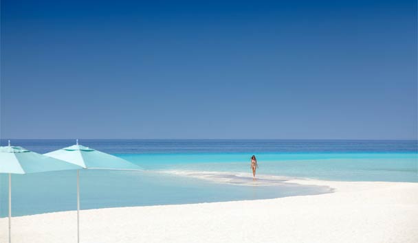 Luxury Beach at Four Seasons Resort Maldives at Landaa Giraavaru